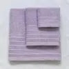 juego de toallas de baño de color lila