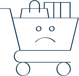 carrito de la compra icono de un carrito de la compra